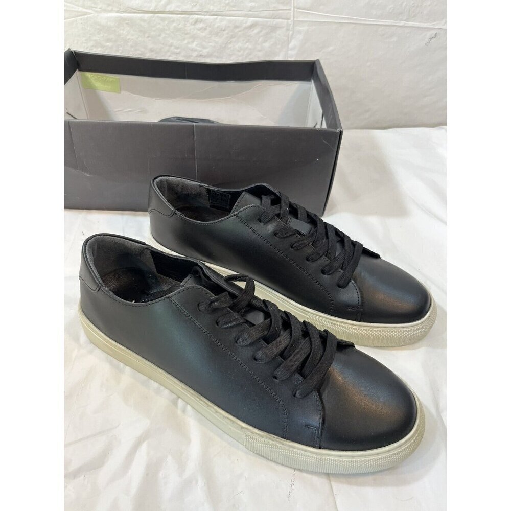 Lindbergh Mens Size 9.5 Black Leather Sneaker Style: 30-92000US